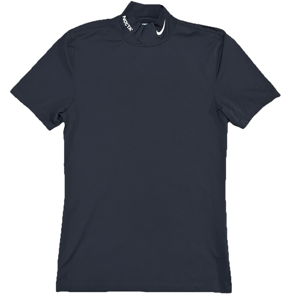 Nike X Drake Nocta Golf Mock‎ Neck Top Black Men's XS EUC HTF DJ5576-010